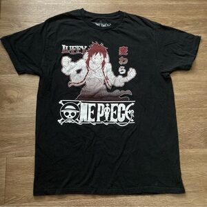 One piece Luffy men’s graphic t shirt size large